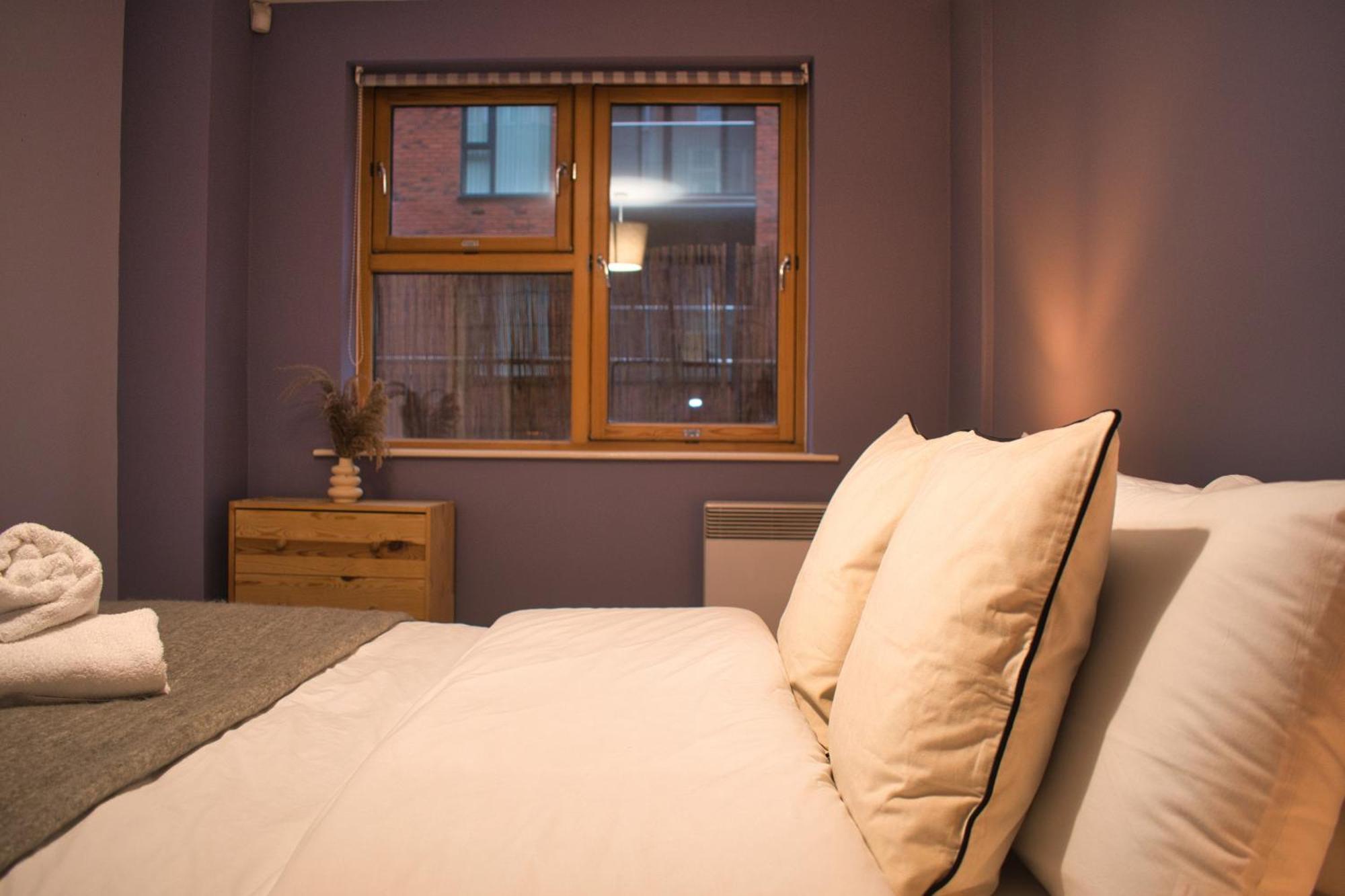 Spacious City Centre Apt - Free Parking - Ao Arena Manchester Exterior foto